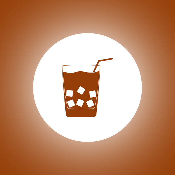 Glass of water icon. - Vector, Image