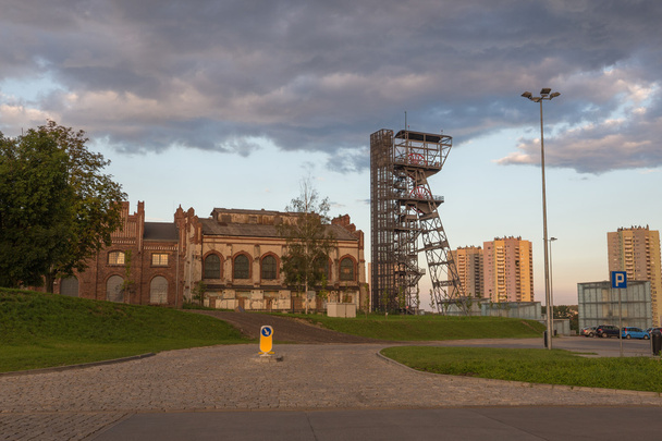 Weergave van de mijngang in Katowice Stad. Polen - Foto, afbeelding