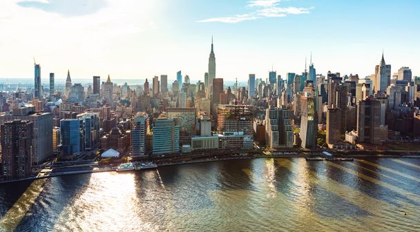 Vista aérea del horizonte de la ciudad de Nueva York
 - Foto, imagen