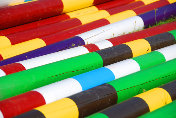 Long fond de crayons colorés - Photo, image