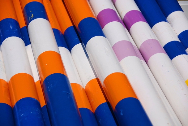 Hosszú színes ceruzák háttér - Fotó, kép