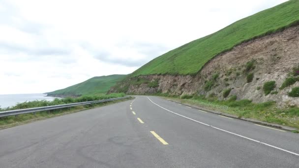 asphalt road at wild atlantic way in ireland 71 - Footage, Video