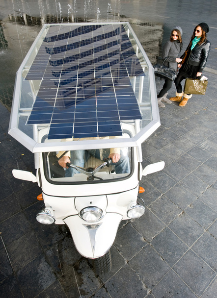 Solar powered tuc tuc - Photo, Image