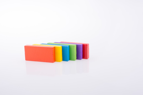 více barevné domino - Fotografie, Obrázek