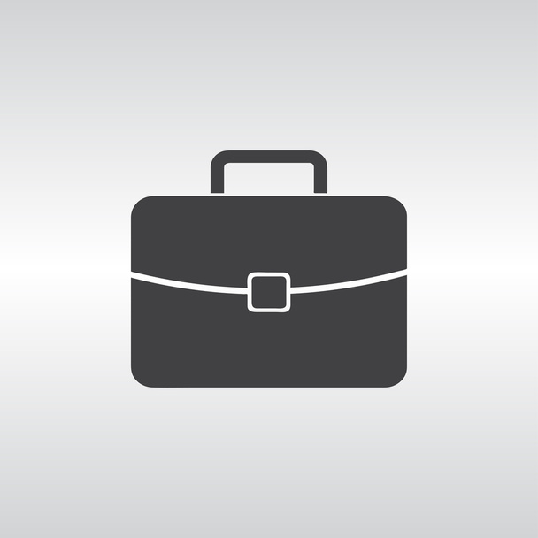 Briefcase icon, vector illustration. Flat design style. - Vector, Image