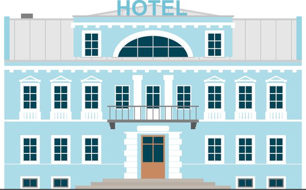 小さなホテル - ベクター画像