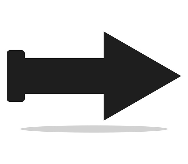 flecha ilustrada sobre un fondo blanco
 - Foto, imagen