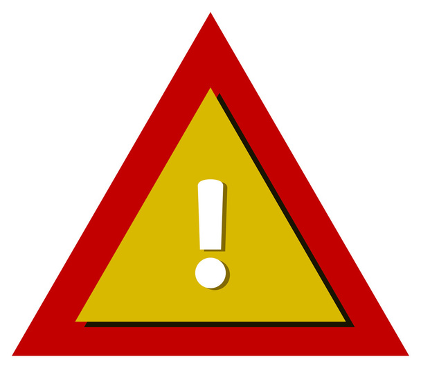 Señal de tráfico de advertencia ilustrada
 - Foto, Imagen