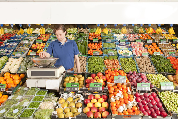 Greengrocer at work - Photo, Image