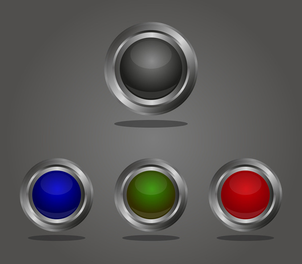 icon set buttons on white background - Zdjęcie, obraz