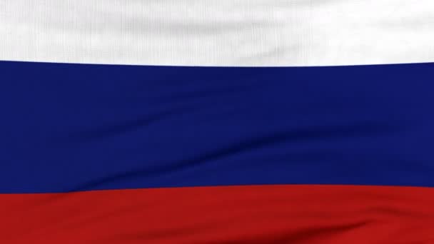 National flag of Russia flying on the wind - Footage, Video