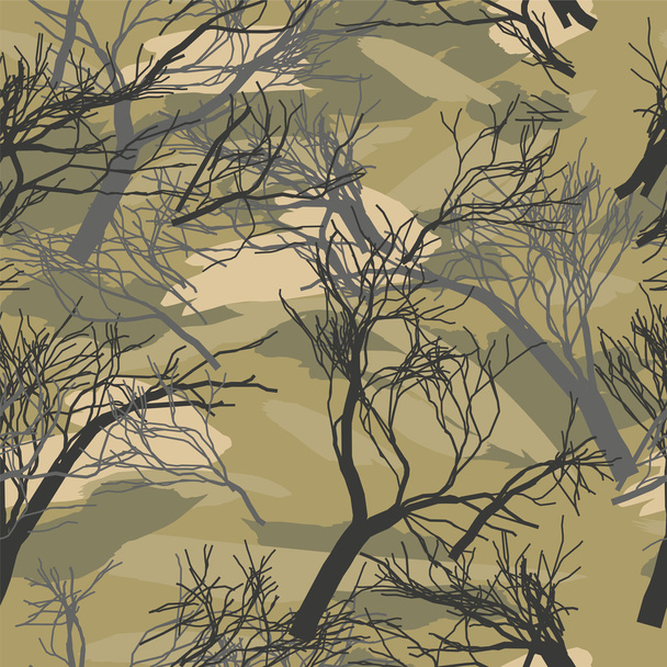 militaire camouflage textuur - Vector, afbeelding