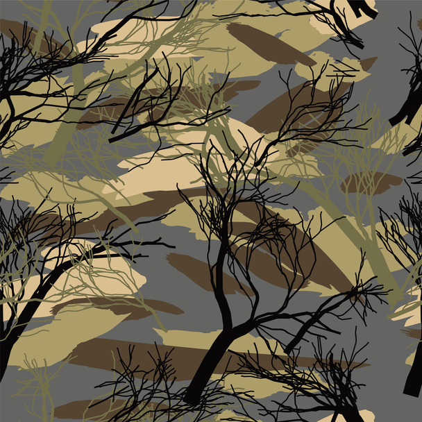 militaire camouflage textuur - Vector, afbeelding
