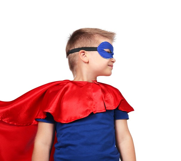 Süper kahraman çocuk izole   - Fotoğraf, Görsel