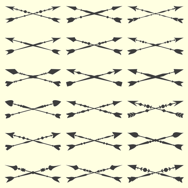 Arrow Clip Art ensemble - Vecteur, image