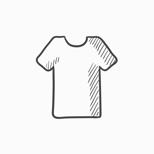 T-shirt sketch icon. - Διάνυσμα, εικόνα
