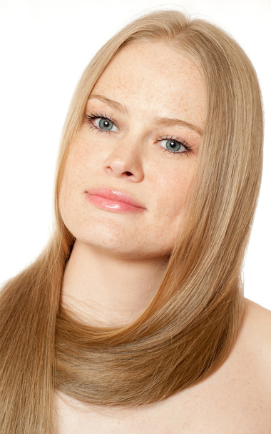 woman with beautiful hair - Zdjęcie, obraz