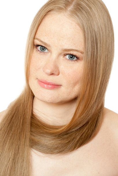 woman with beautiful hair - Zdjęcie, obraz