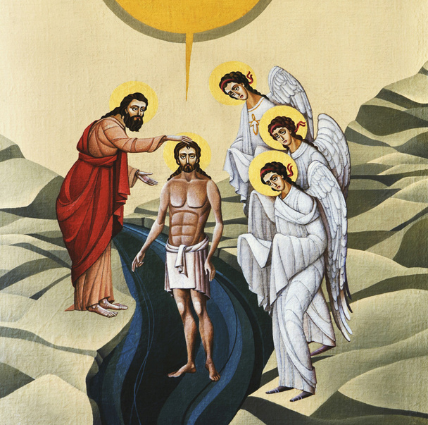 Εκκλησία της Αγίας Άννας - το βάπτισμα του Ιησού - Φωτογραφία, εικόνα