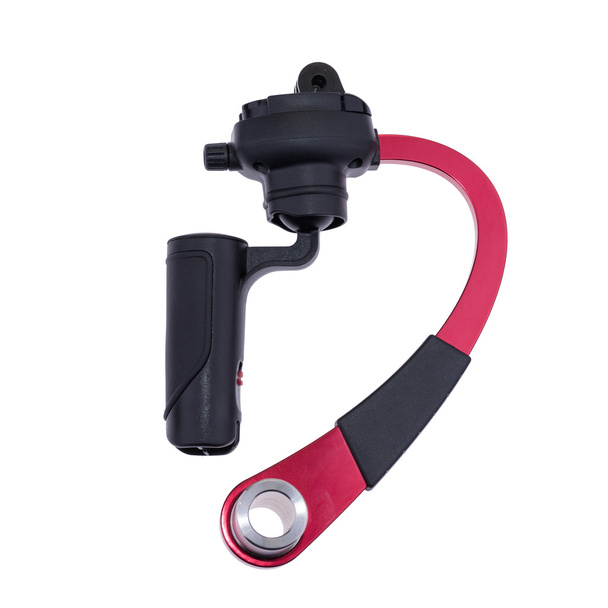 Malý kapesní ruční fotoaparát izolace stabilizátoru na bílém pozadí - Fotografie, Obrázek