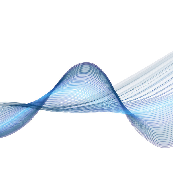 mavi soyut dalgalı arkaplan - Fotoğraf, Görsel