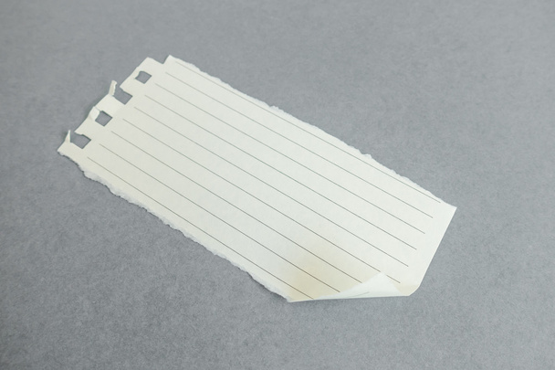 Blank note paper with soft shadows. - Zdjęcie, obraz