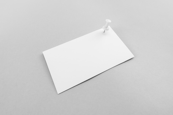 Blank business card, postcard with soft shadows. - Fotó, kép