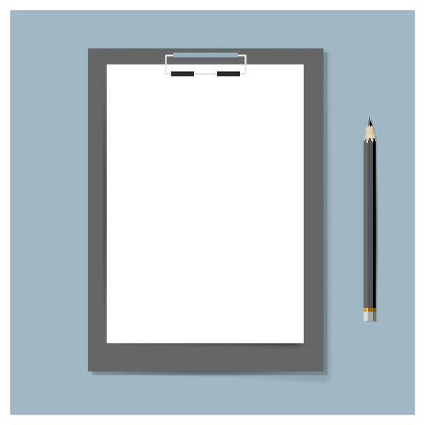 Collection of white papers, ready for your message. Vector illustration. - Διάνυσμα, εικόνα