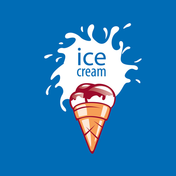 λογότυπο παγωτό - Διάνυσμα, εικόνα