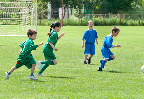 Children playing soccer - Photo, Image