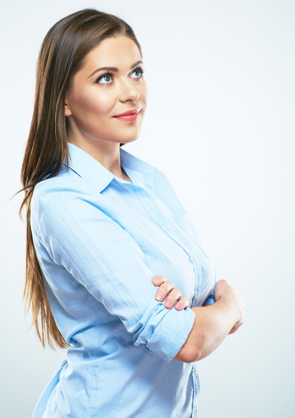 businesswoman with crossed arms - Foto, Bild