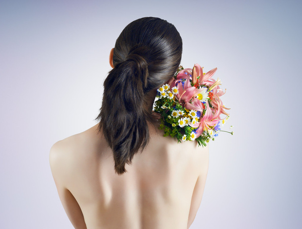 Flower girl - Valokuva, kuva