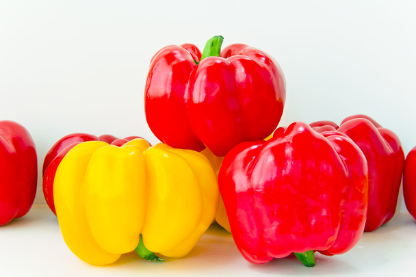 Red and yellow raw pepper - Photo, Image