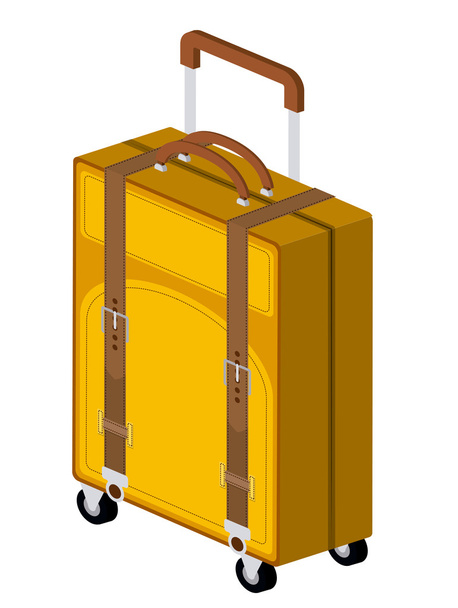 travel bag isolated icon design - Vector, Image