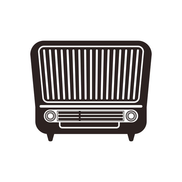 radio retro vintage music icon. Vector graphic - Vector, Image