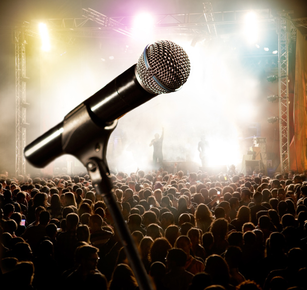 Karaoke-Hintergrund - Foto, Bild