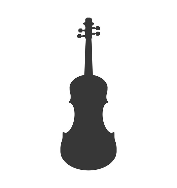 cello instrument muziek geluidspictogram. Vectorafbeelding - Vector, afbeelding