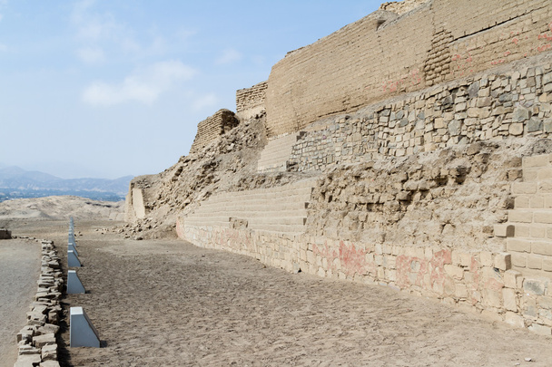 Lima Pachacamac Arkeoloji kompleksi - Fotoğraf, Görsel