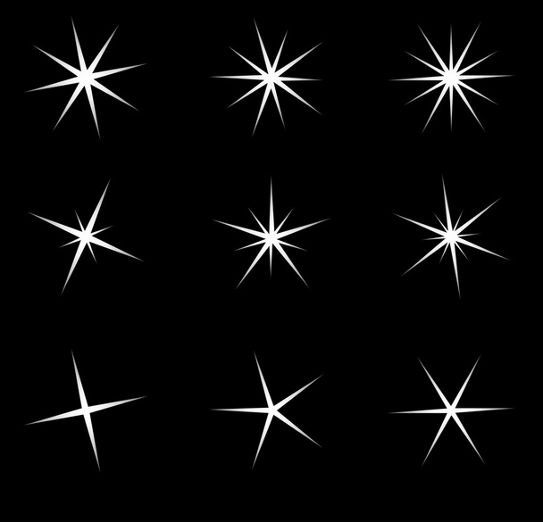 transparent star vector symbol icon design. Beautiful illustrati - Vector, Image