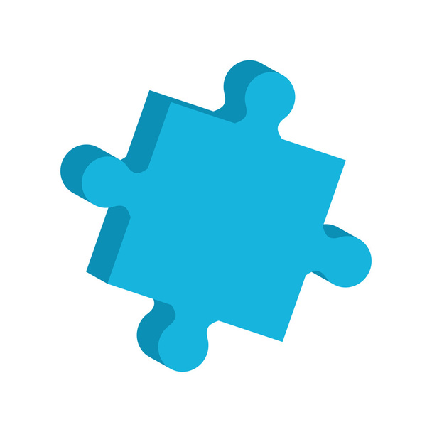 puzzle jigsaw game figure icon. Vector graphic - Vector, Image