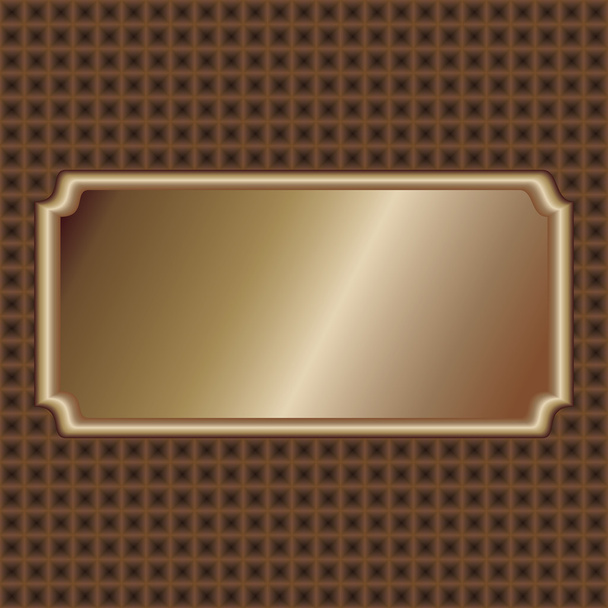 Bronze-label - Вектор, зображення
