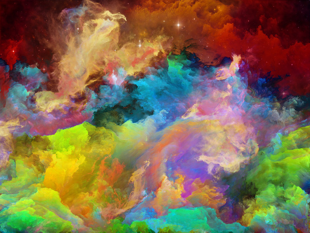 Ontplooiing van de ruimte Nebula - Foto, afbeelding