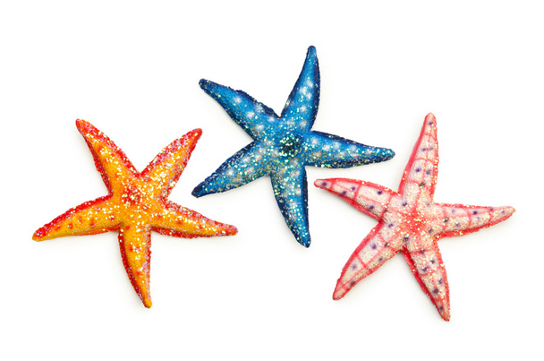 mořské hvězdy izolovaných na bílém - Fotografie, Obrázek