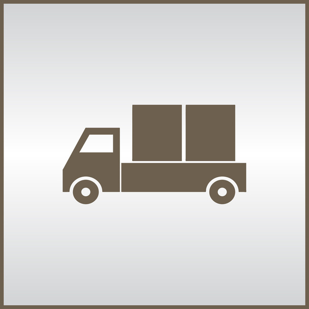 camión icono web. vector
 - Vector, Imagen