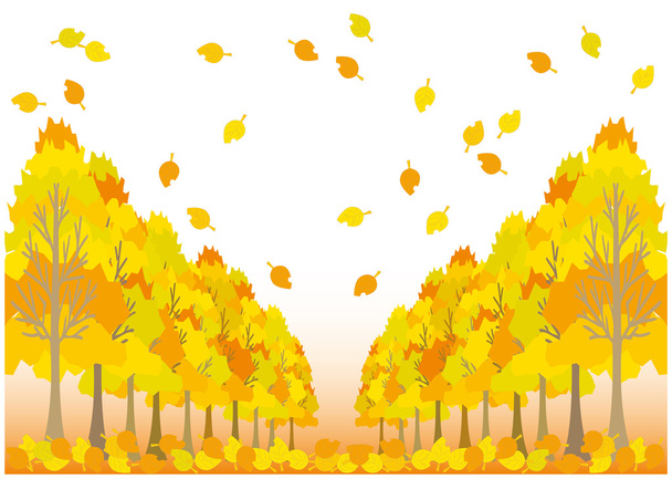 Autumn leaves (type01) - Vector, Image