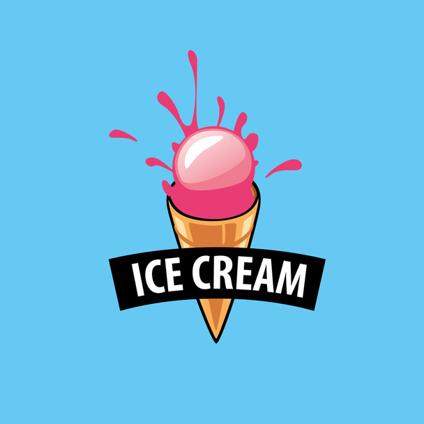 logotipo sorvete - Vetor, Imagem