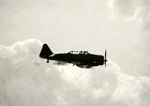 oude gevechtsvliegtuig - Foto, afbeelding