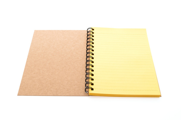 Üres notebook, fehér - Fotó, kép