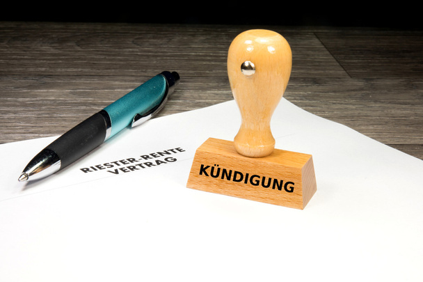 Σύμβαση ιδιωτικών συντάξεων στη Γερμανία - Φωτογραφία, εικόνα