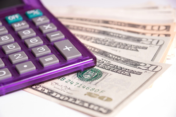 Calculator and money - Photo, Image